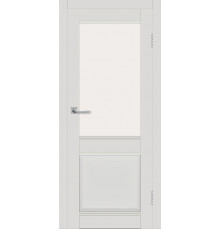 Межкомнатная дверь ДП DIM I-11 Smoky Matt Сатинато Белый
