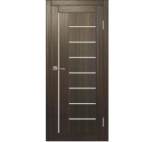 Межкомнатная дверь ДП DIM I-17 Choco Wood Сатинато Белый