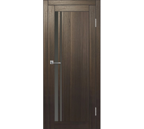 Межкомнатная дверь ДП DIM I-19.1 Choco Wood Сатинато Графит