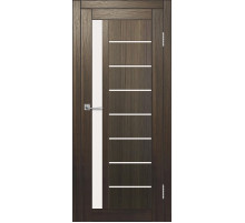 Межкомнатная дверь ДП DIM I-2 Choco Wood Сатинато Белый