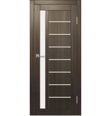 Межкомнатная дверь ДП DIM I-2 Choco Wood Сатинато Белый