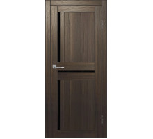Межкомнатная дверь ДП DIM I-5.1 Choco Wood Lacobel Black