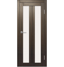 Межкомнатная дверь ДП DIM I-6 Choco Wood Сатинато Белый