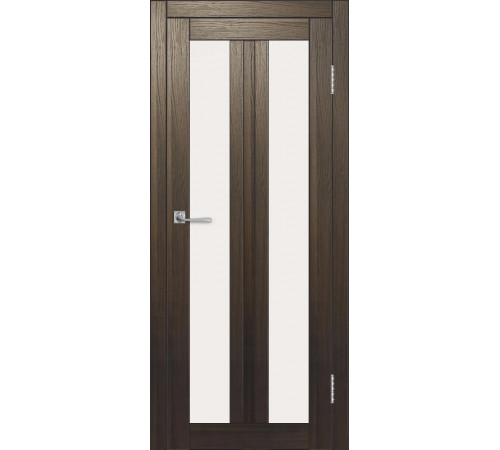Межкомнатная дверь ДП DIM I-6 Choco Wood Сатинато Белый