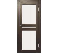 Межкомнатная дверь ДП DIM I-7 Choco Wood Сатинато Белый