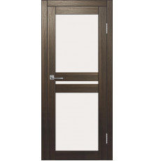 Межкомнатная дверь ДП DIM I-7 Choco Wood Сатинато Белый
