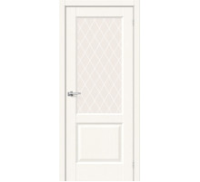 Межкомнатная дверь с экошпоном Неоклассик-33 White Wood/White Сrystal