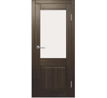 Межкомнатная дверь ДП DIM I-11.1 Choco Wood Сатинато Белый