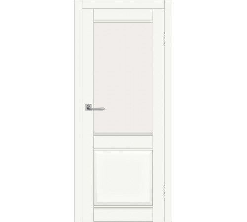 Межкомнатная дверь ДП DIM I-11 Crystal Matt Сатинато Белый