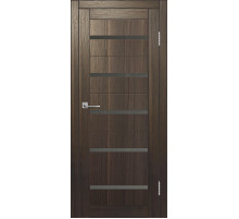 Межкомнатная дверь ДП DIM I-1 Choco Wood Сатинато Графит