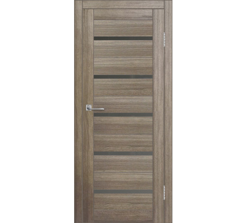 Межкомнатная дверь ДП DIM I-1 Taupe Wood Сатинато Графит