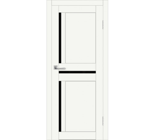 Межкомнатная дверь ДП DIM I-5.1 Crystal Matt Lacobel Black