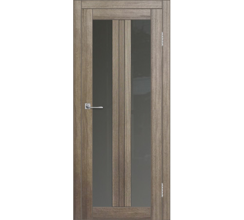 Межкомнатная дверь ДП DIM I-6 Taupe Wood Сатинато Графит