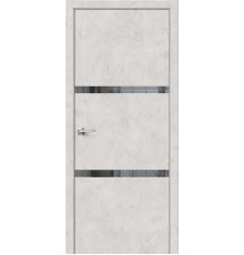 Межкомнатная дверь с экошпоном Браво-2.55 Look Art/Mirox Grey