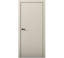Межкомнатная дверь Палладий Pd1 AL Black Edition Силк Грей