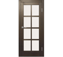 Межкомнатная дверь ДП DIM I-14 Choco Wood Сатинато Белый
