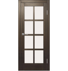 Межкомнатная дверь ДП DIM I-14 Choco Wood Сатинато Белый