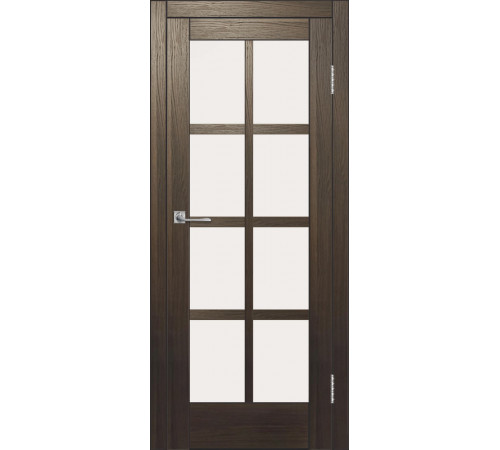 Межкомнатная дверь ДП DIM I-14 Choco Wood Сатинато Белый