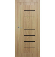 Межкомнатная дверь ДП DIM I-17 Sandy Wood Lacobel Black