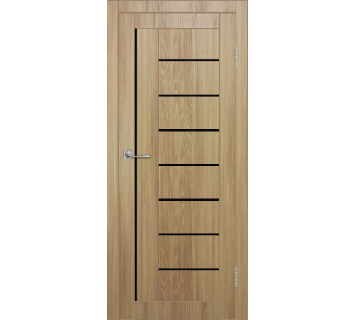 Межкомнатная дверь ДП DIM I-17 Sandy Wood Lacobel Black
