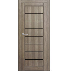 Межкомнатная дверь ДП DIM I-3 Taupe Wood Lacobel Black
