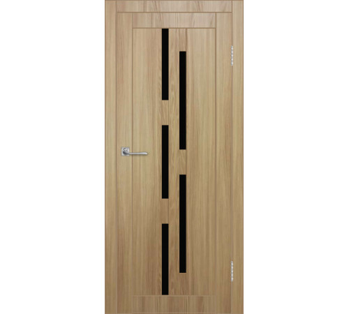 Межкомнатная дверь ДП DIM I-4 Sandy Wood Lacobel Black