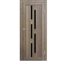 Межкомнатная дверь ДП DIM I-4 Taupe Wood Lacobel Black
