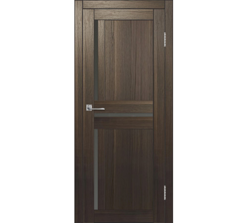 Межкомнатная дверь ДП DIM I-5.1 Choco Wood Сатинато Графит