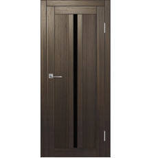Межкомнатная дверь ДП DIM I-9 Choco Wood Lacobel Black