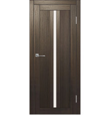 Межкомнатная дверь ДП DIM I-9 Choco Wood Сатинато Белый