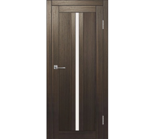 Межкомнатная дверь ДП DIM I-9 Choco Wood Сатинато Белый