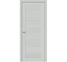 Межкомнатная дверь с экошпоном Браво-28 Grey Wood/Magic Fog