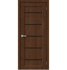 Межкомнатная дверь с экошпоном Мода-22 Black Line Brown Dreamline
