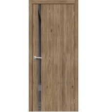 Межкомнатная дверь с экошпоном Браво-1.55 Original Oak/Mirox Grey