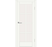 Межкомнатная дверь ДП DIM I-14 Crystal Matt Сатинато Белый
