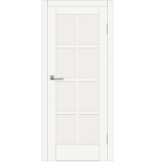 Межкомнатная дверь ДП DIM I-14 Crystal Matt Сатинато Белый