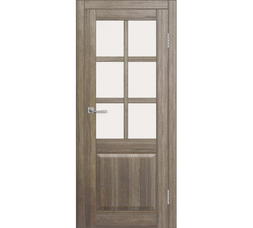 Межкомнатная дверь ДП DIM I-15 Taupe Wood Сатинато Белый
