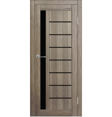 Межкомнатная дверь ДП DIM I-2 Taupe Wood Lacobel Black