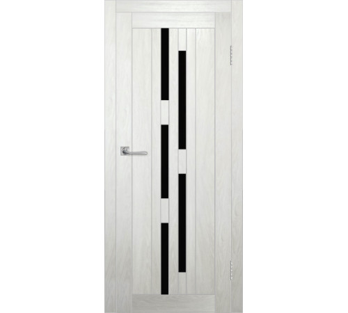 Межкомнатная дверь ДП DIM I-4 Blond Wood Lacobel Black