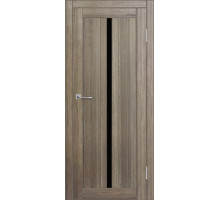 Межкомнатная дверь ДП DIM I-9 Taupe Wood Lacobel Black