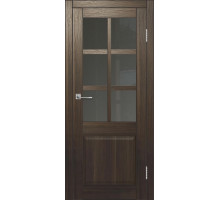 Межкомнатная дверь ДП DIM I-15 Choco Wood Сатинато Графит