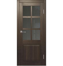 Межкомнатная дверь ДП DIM I-15 Choco Wood Сатинато Графит