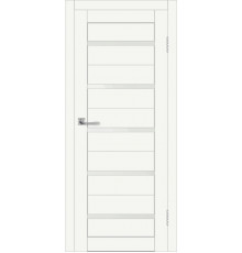 Межкомнатная дверь ДП DIM I-1 Crystal Matt Lacobel White