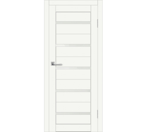 Межкомнатная дверь ДП DIM I-1 Crystal Matt Lacobel White