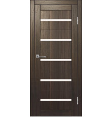 Межкомнатная дверь ДП DIM I-1 Choco Wood Сатинато Белый