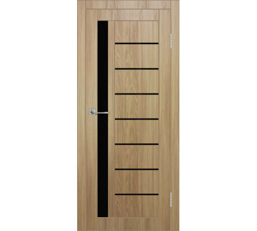 Межкомнатная дверь ДП DIM I-2 Sandy Wood Lacobel Black