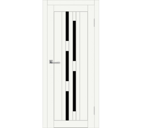 Межкомнатная дверь ДП DIM I-4 Crystal Matt Lacobel Black