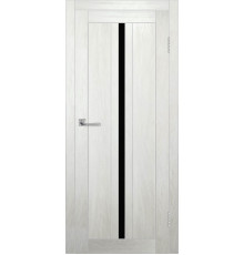 Межкомнатная дверь ДП DIM I-9 Blond Wood Lacobel Black