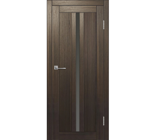 Межкомнатная дверь ДП DIM I-9 Choco Wood Сатинато Графит