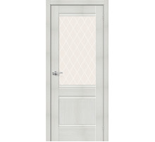 Межкомнатная дверь с экошпоном Прима-3.1 Bianco Veralinga/White Сrystal